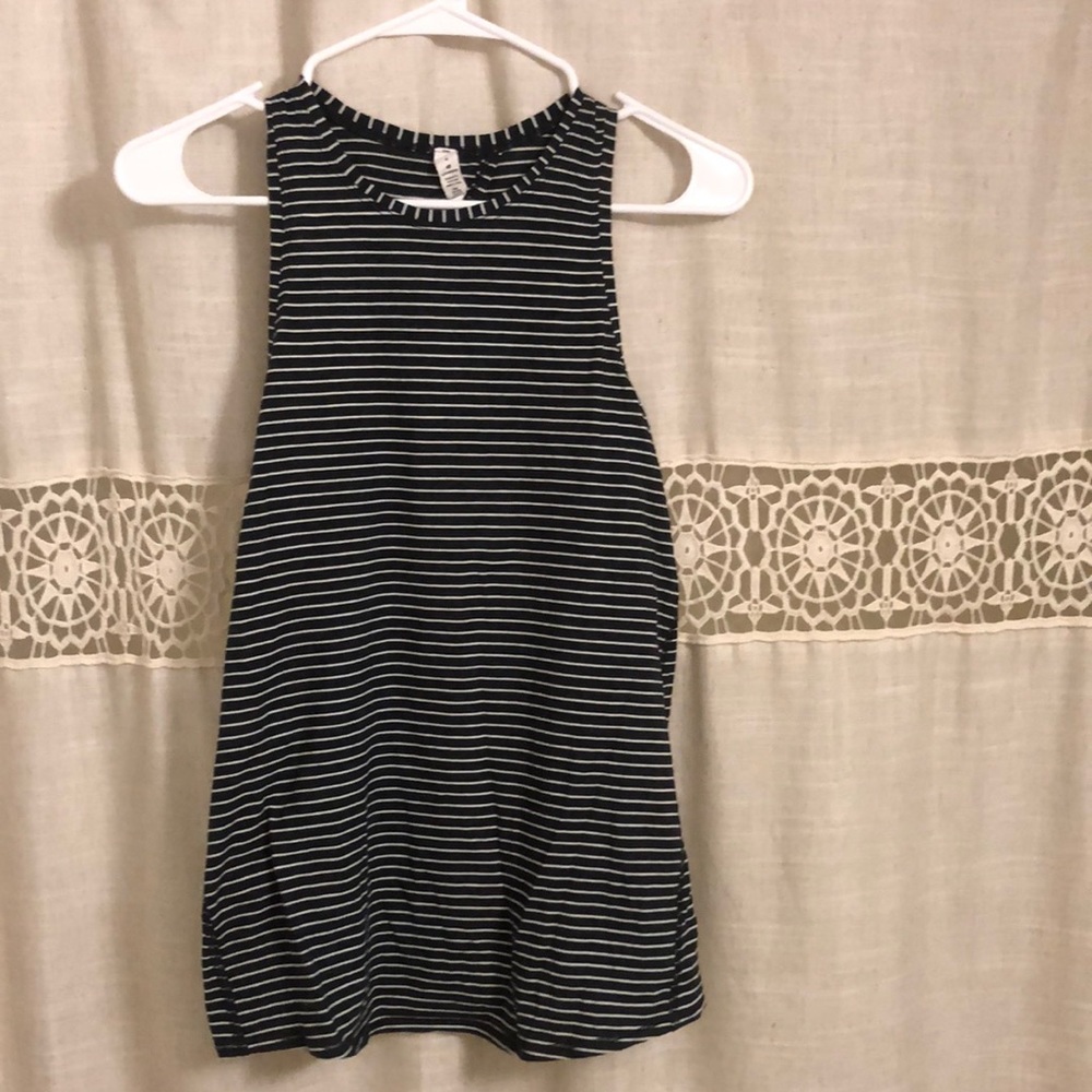 Striped cotton lululemon tank
